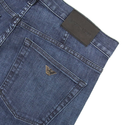 Emporio Armani J21 Regular Fit 5 Pocket Jean Denim Blue 0942