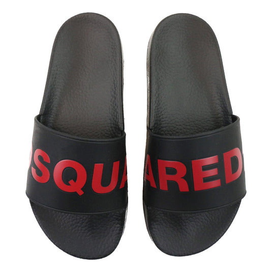 Dsquared2 Logo Sliders Black/red