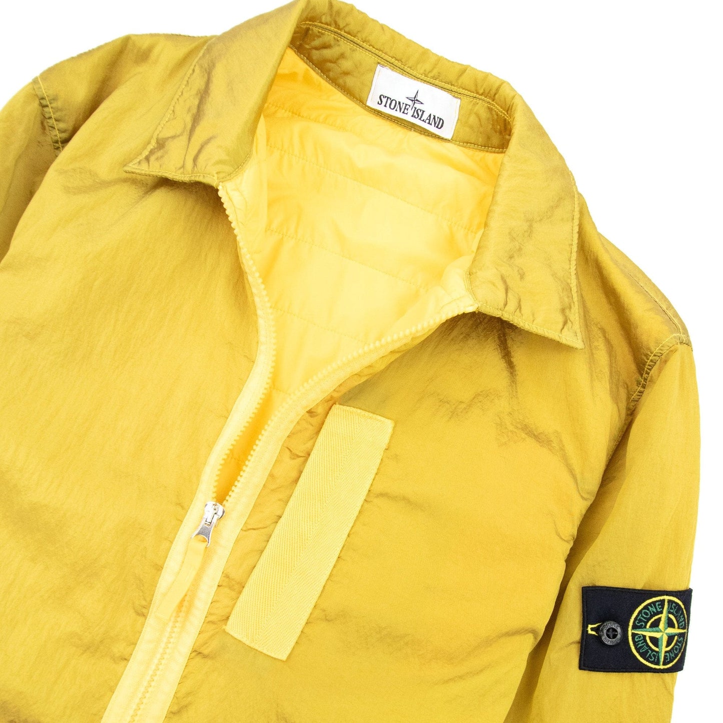 Stone Island Q0519 Nylon Metal In Econyl Regenerated Nylon Tc Yellow V0030
