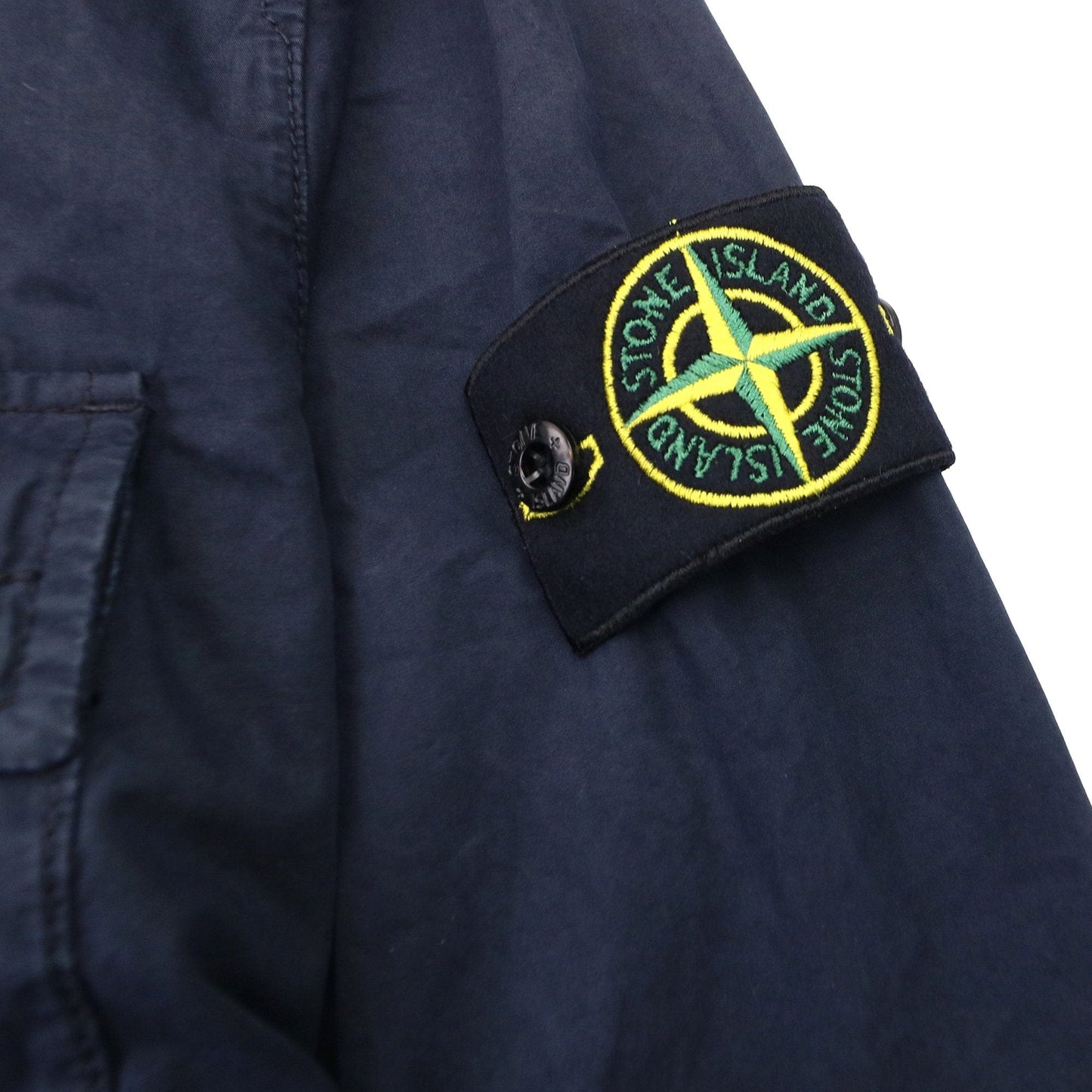 Stone Island 114wn T.co+old Overshirt Detachable Hood Navy V0120