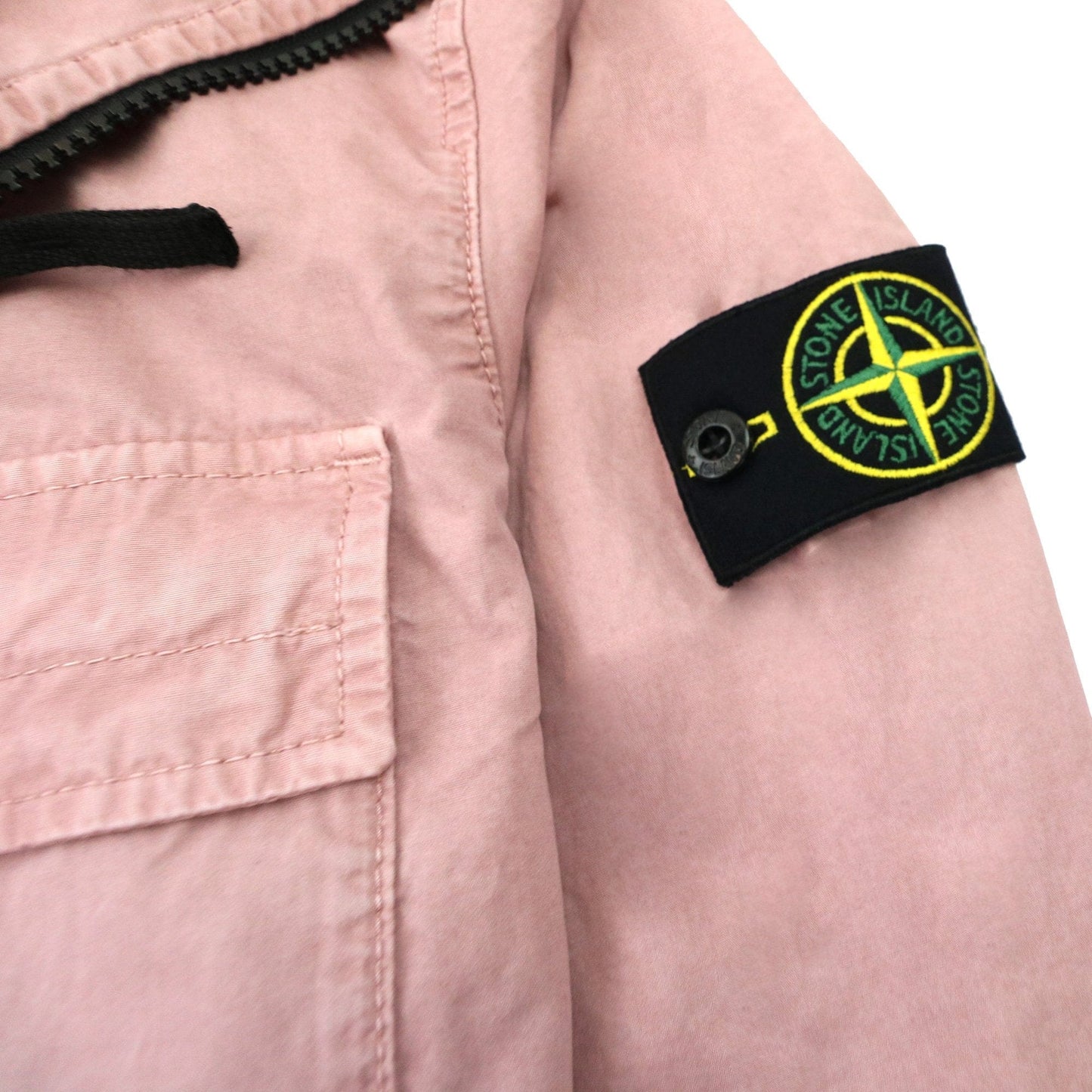 Stone Island 114wn T.co+old Overshirt Detachable Hood Pink