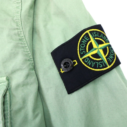 Stone Island 114wn T.co+old Overshirt Detachable Hood Green V0155