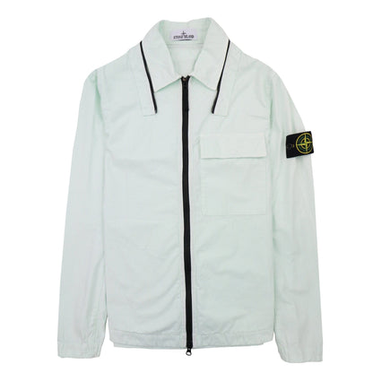 Stone Island 114wn T.co+old Overshirt Detachable Hood Mint Green