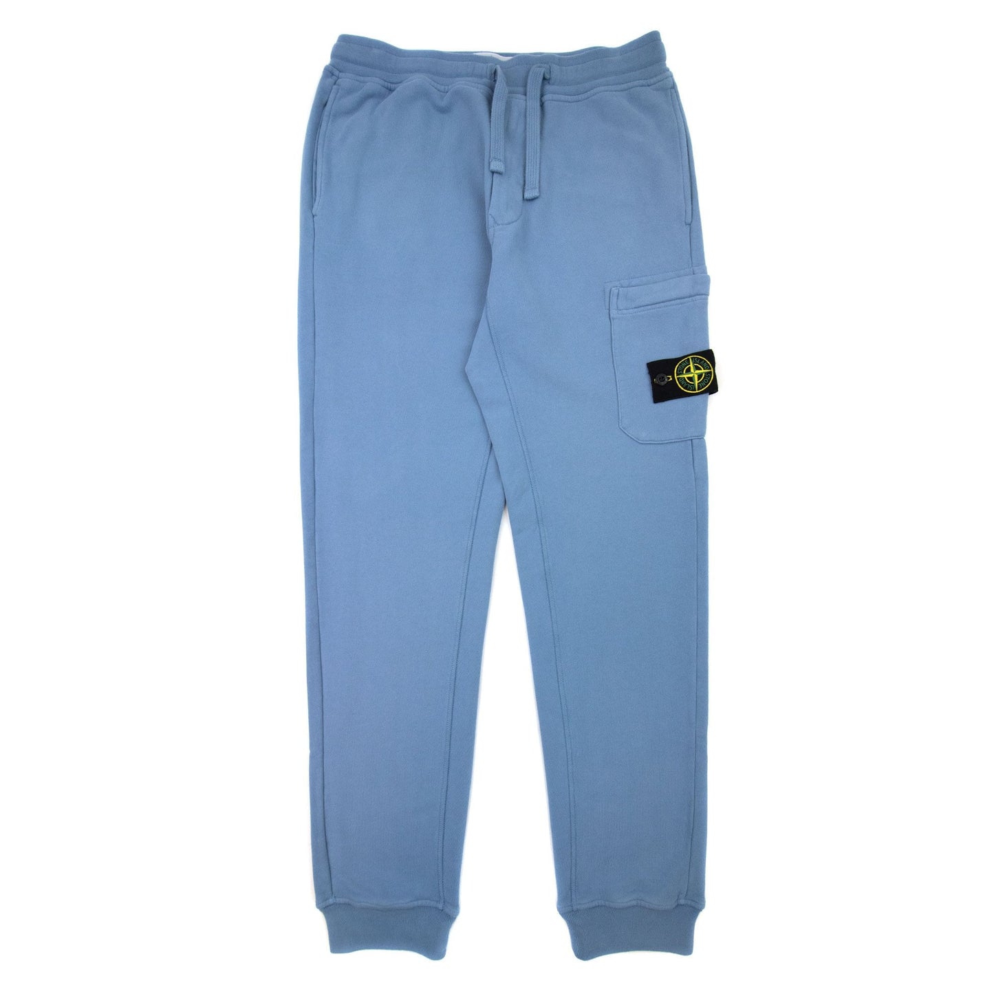 Stone Island 64520 Brushed Cotton Fleece Slim Fit Powder Blue V0046