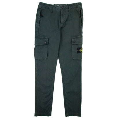 Stone Island 303l1 T.co+old Cargo Trousers Green V0157