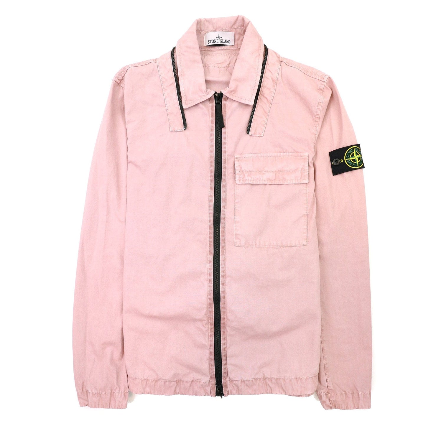 Stone Island 114wn T.co+old Overshirt Detachable Hood Pink