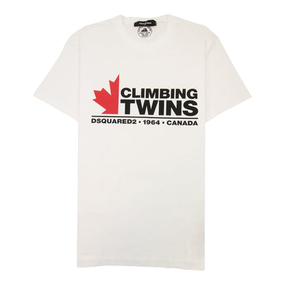 Dsquared2 Climbing Twins T-shirt White