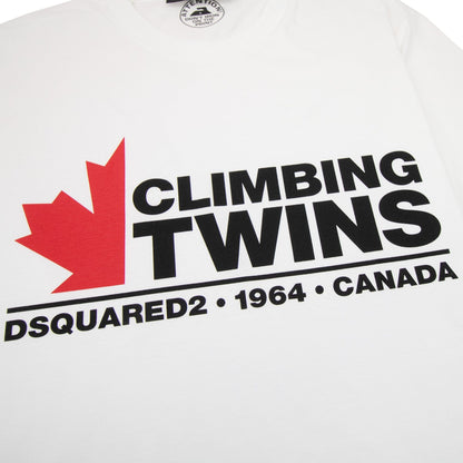 Dsquared2 Climbing Twins T-shirt White