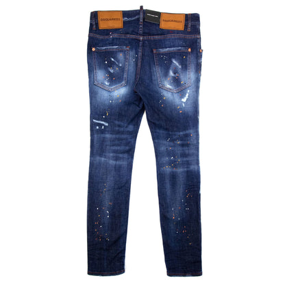Dsquared2 Medium Autumn Leaves Wash Super Twinky Jeans Denim