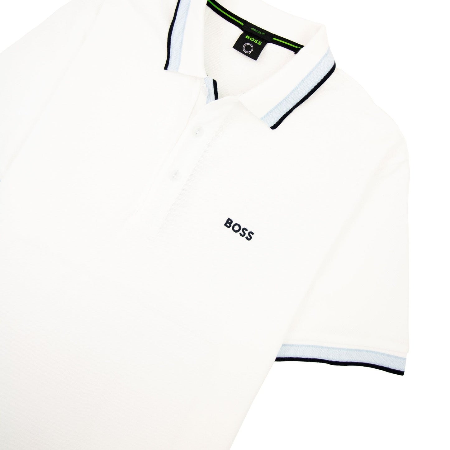 Hugo Boss Paddy Embroidered Logo Polo White 103