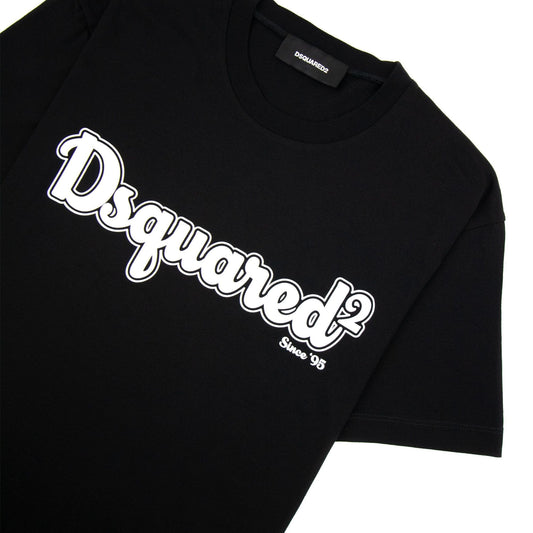 Dsquared2 D2 Patch Logo T-shirt Black