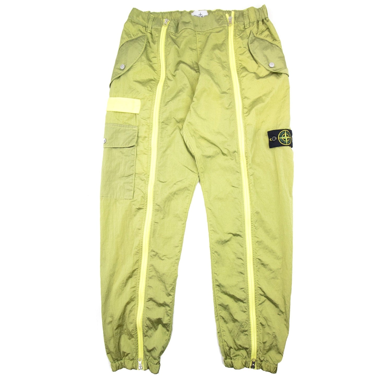 Stone Island 31619 Nylon Metal In Econyl Regenerated Trouser Lemon V0031