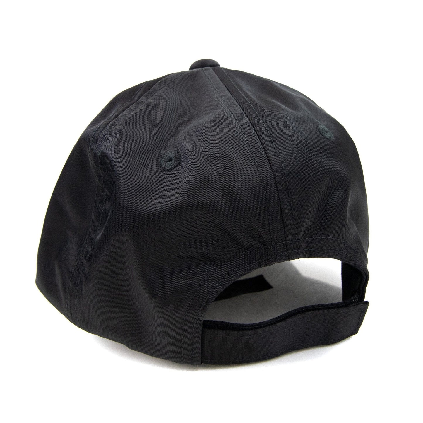 Emporio Armani Metal Eagle Nylon Baseball Capp Black