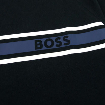 Hugo Boss Authentic Logo Crewneck Sweatshirt Black 001