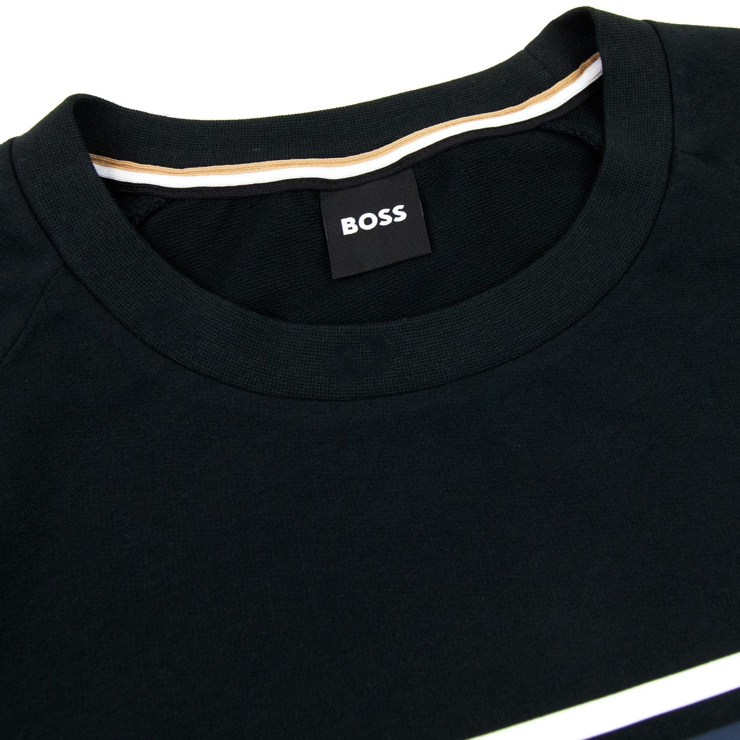 Hugo Boss Authentic Logo Crewneck Sweatshirt Black 001