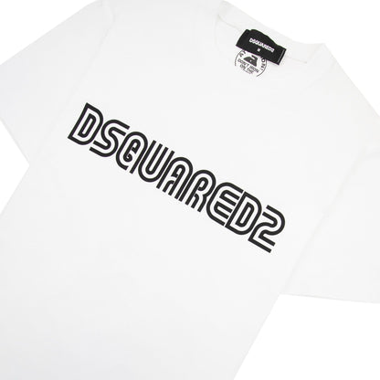 Dsquared2 D2 Outline Cool Tee White