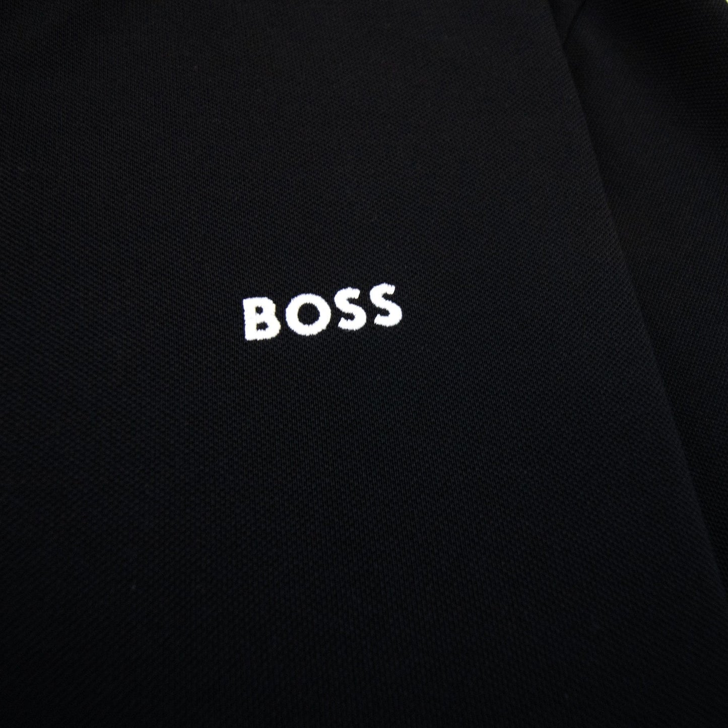 Hugo Boss Plisy Regular Fit L/s Polo Black 003