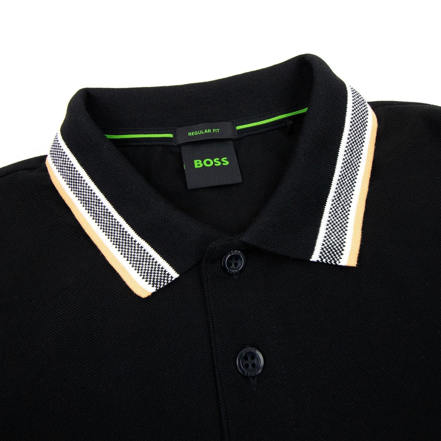 Hugo Boss Plisy Regular Fit L/s Polo Black 003
