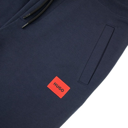Hugo Doak212 Patch Logo Tracksuit Pants Dark Blue 405