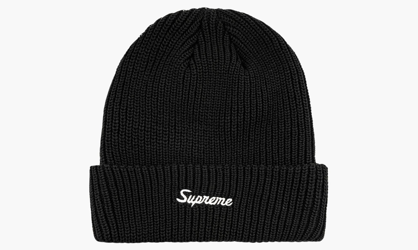 SUPREME LOOSE GAUGE BEANIE BLACK