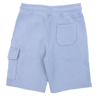 Cp Company Undersixteen Grey Lens Logo Bermuda Shorts Blue