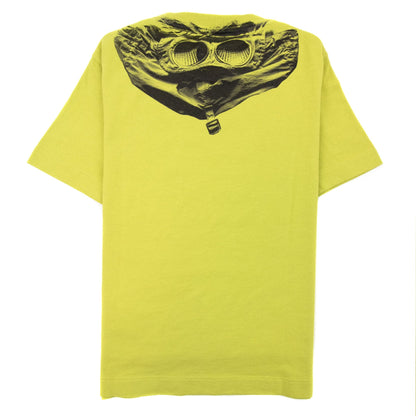 Cp Company Undersixteen Chest Logo Back Goggle T-shirt Lime Green