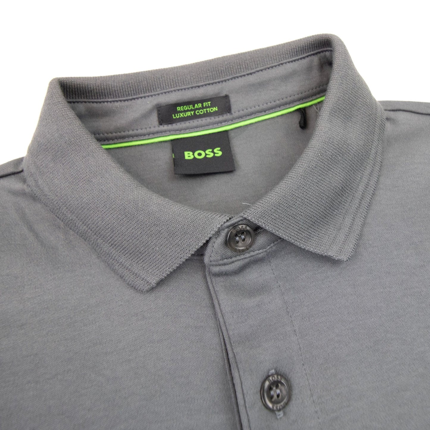 Hugo Boss Pirol Regular Fit L/s Polo Dark Grey 021