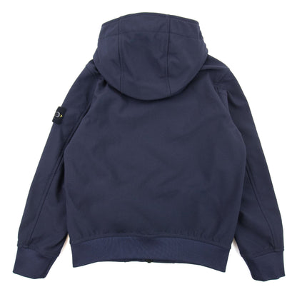Stone Island Junior Q0130 E.dye Technology Soft Shell R Jacket Navy V0020