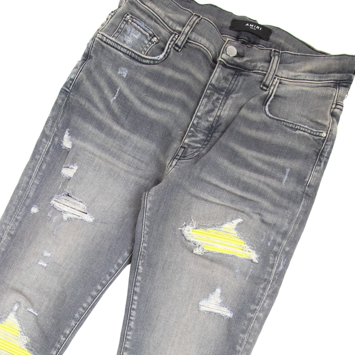 Amiri Mx1 Ultrasuede Neon Jean Grey