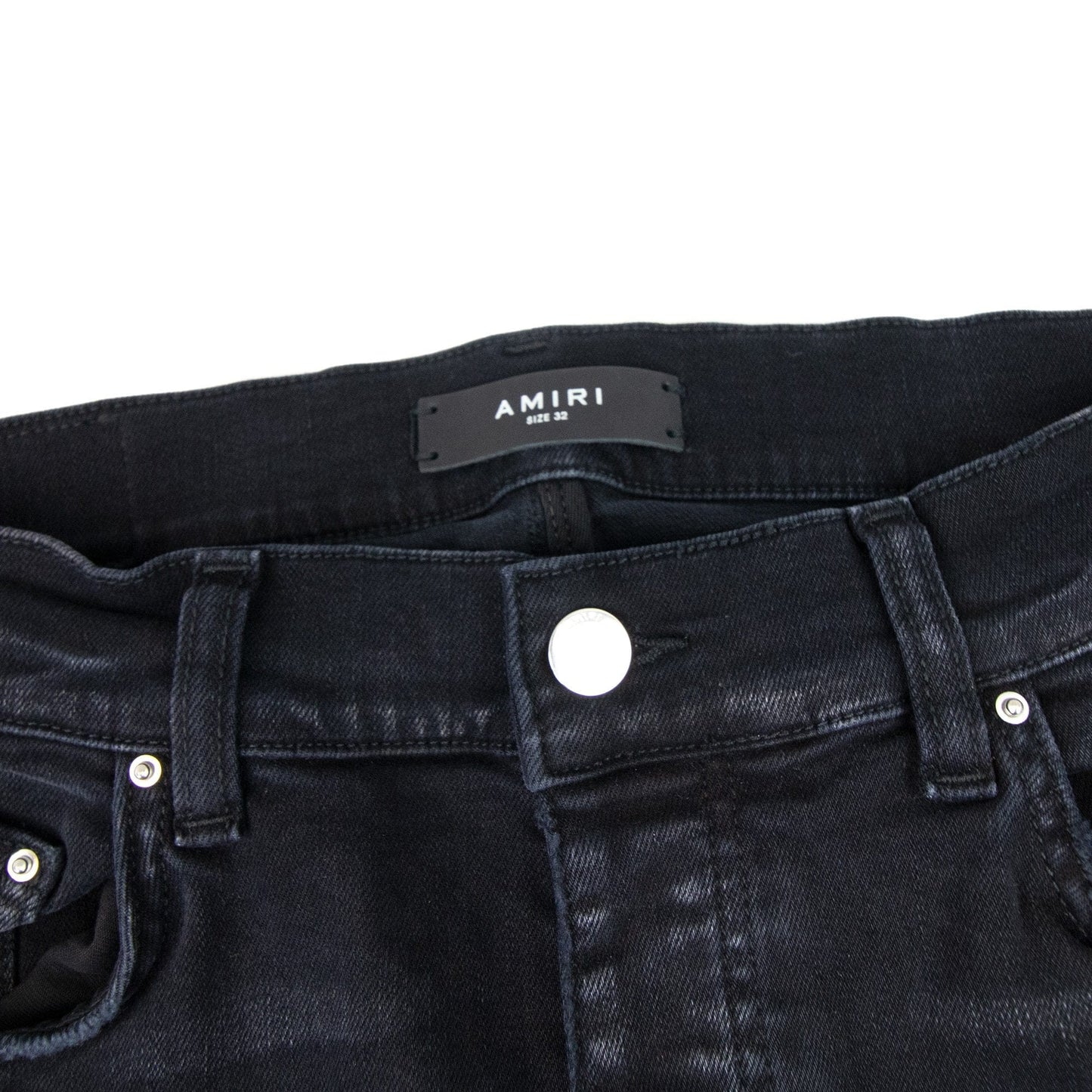 Amiri Bandana Mx1 Jean Aged Black