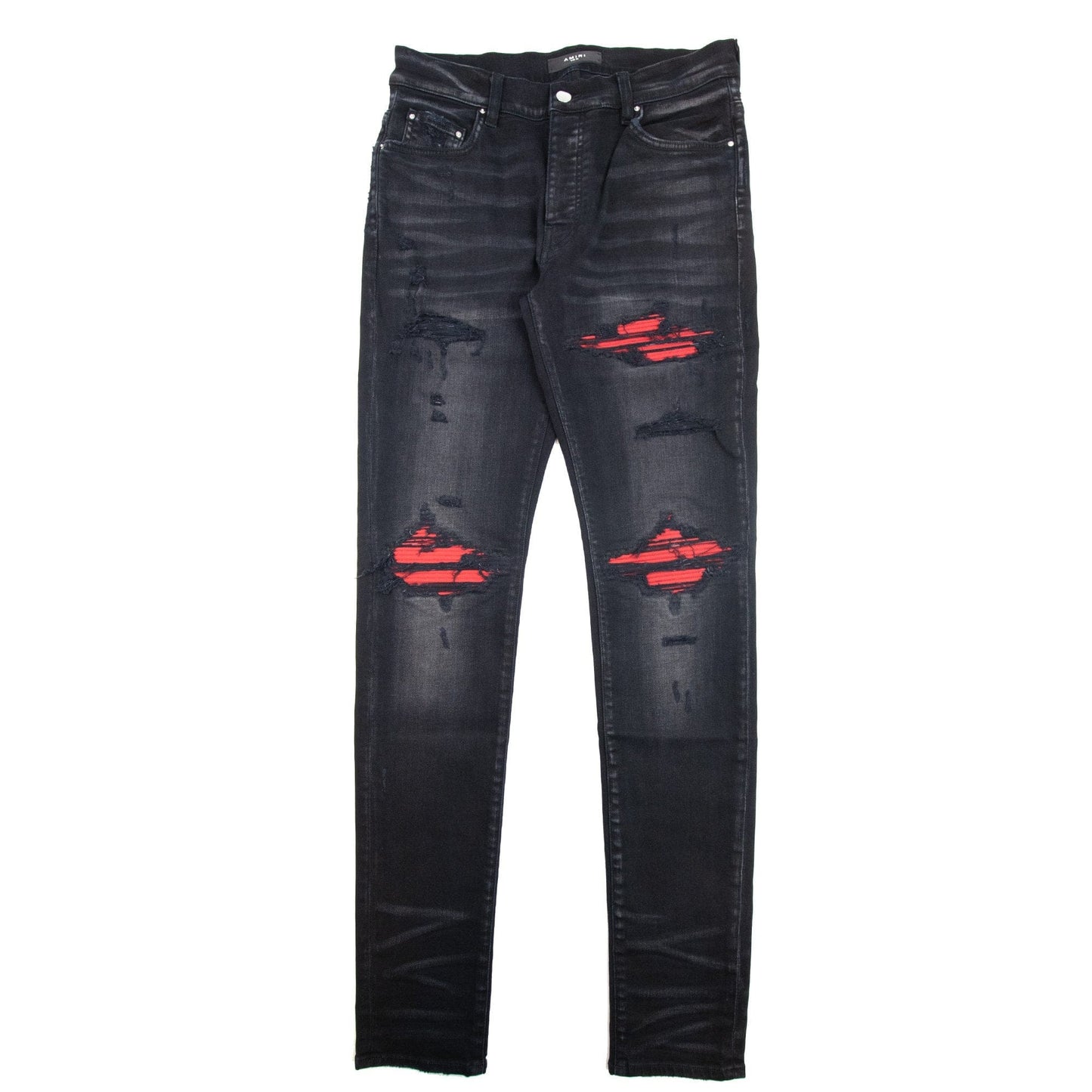 Amiri Ultra Suede Mx1 Jean Aged Black