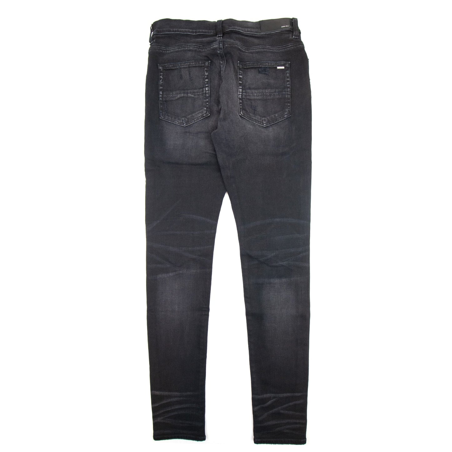 Amiri Ultra Suede Mx1 Jean Aged Black