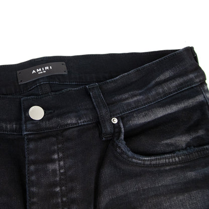 Amiri Ultra Suede Mx1 Jean Aged Black