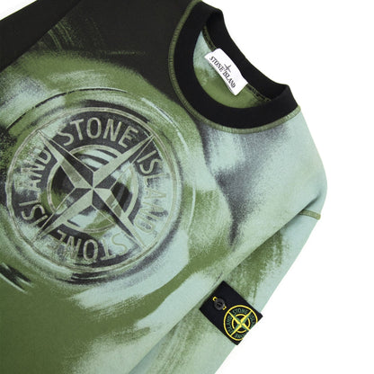 Stone Island 63045 Motion Saturation Sweater Khaki V0058
