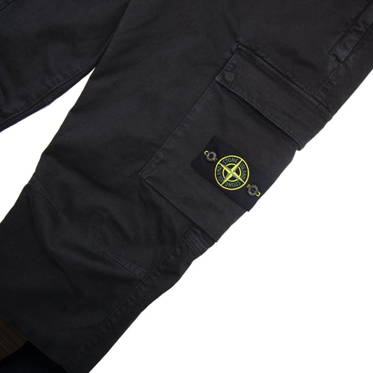 Stone Island 313l1 T.co+old Cargo Trousers Black V0029