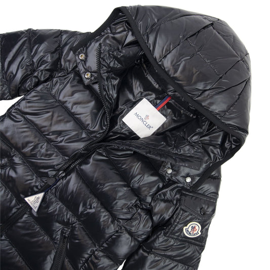 Moncler Junior Moka Padded Coat Black