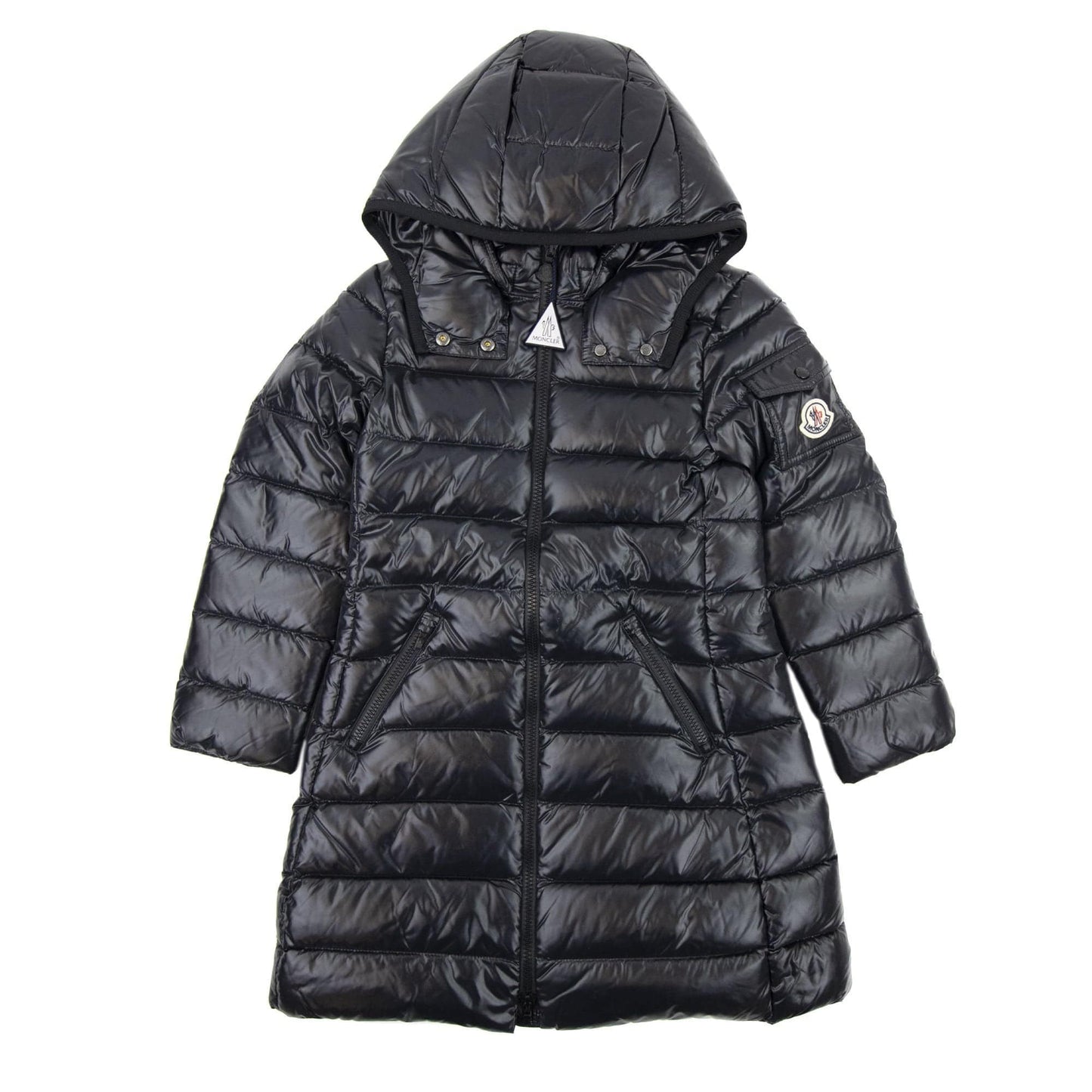 Moncler Junior Moka Padded Coat Black