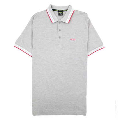 Hugo Boss Paddy Embroidered Logo Polo Grey 060