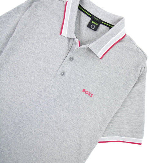 Hugo Boss Paddy Embroidered Logo Polo Grey 060