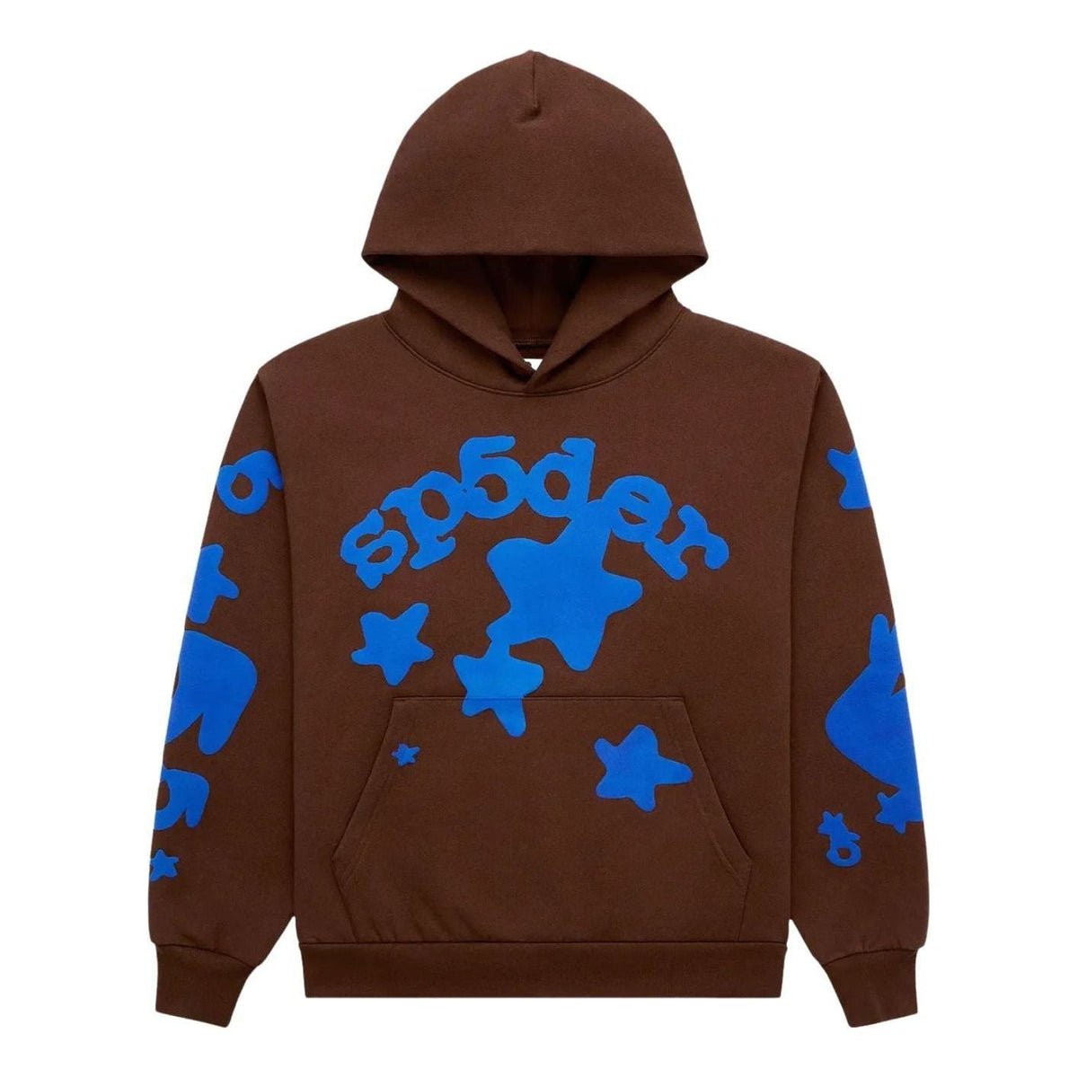 Sp5der Beluga Hoodie 'Brown' ST010FW25BRN
