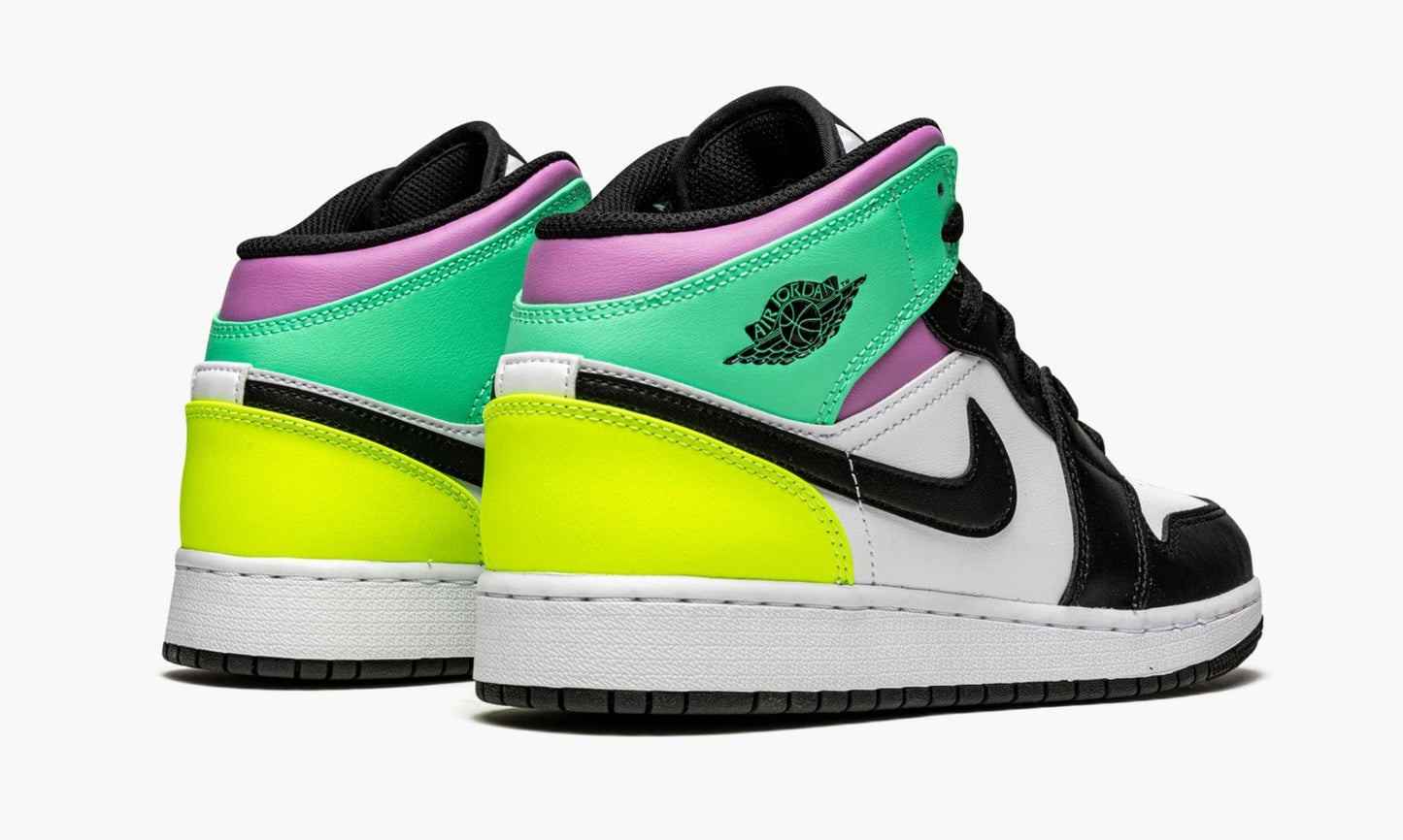JORDAN 1 MID PASTEL BLACK TOE