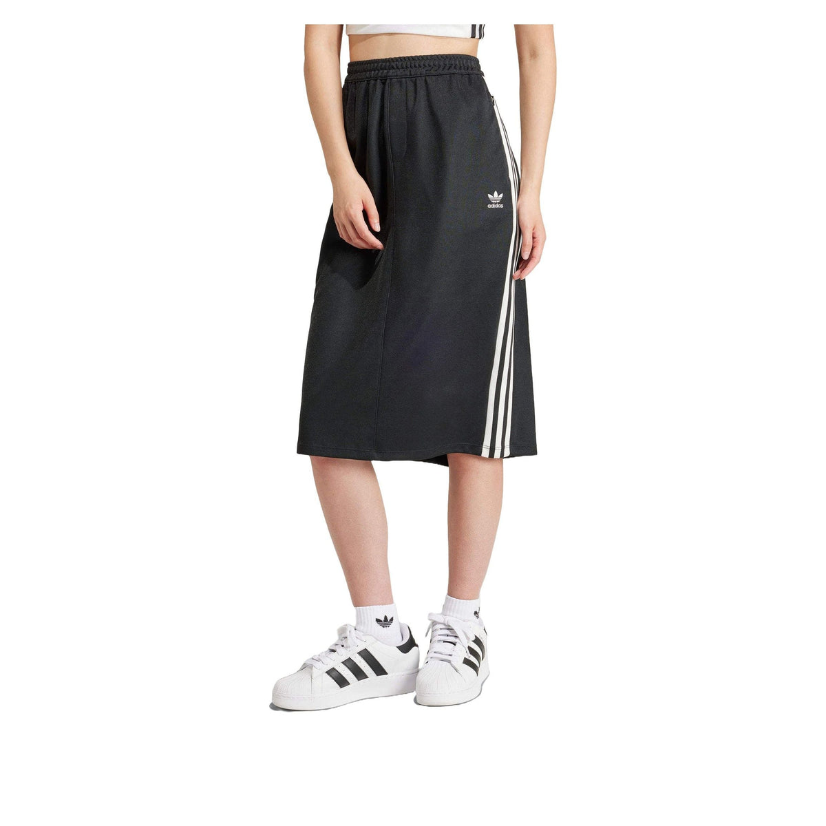 (WMNS) adidas 3-Stripes Skirt Asia Sizing 'Black White' IR6101