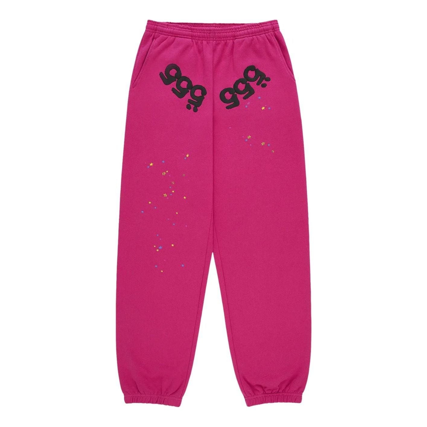 Sp5der Angel Number Sweatpant 'Pink' SB017FW25PNK