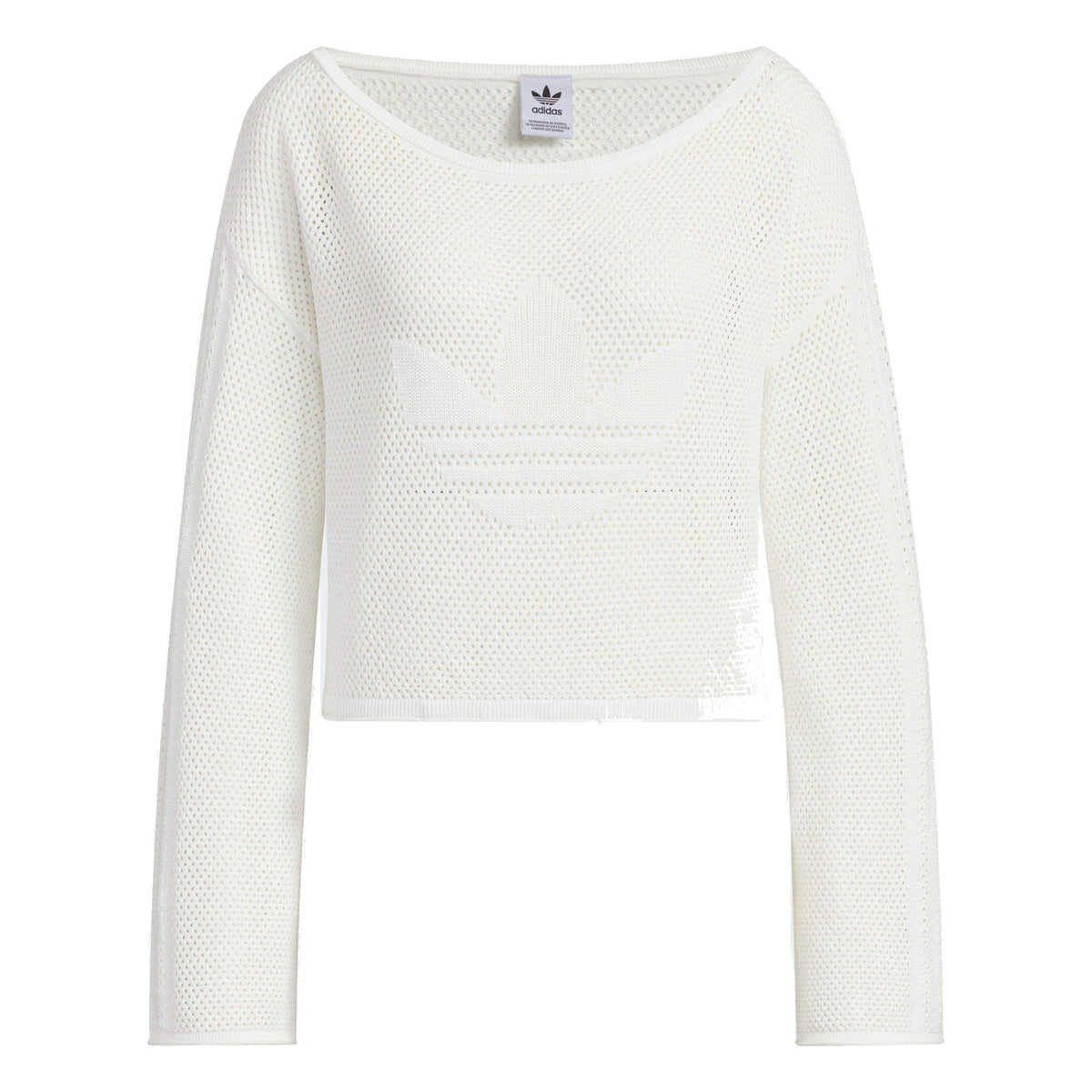(WMNS) adidas Summer Knit Sheer Long Sleeve Top Asia Sizing 'White' JI7043