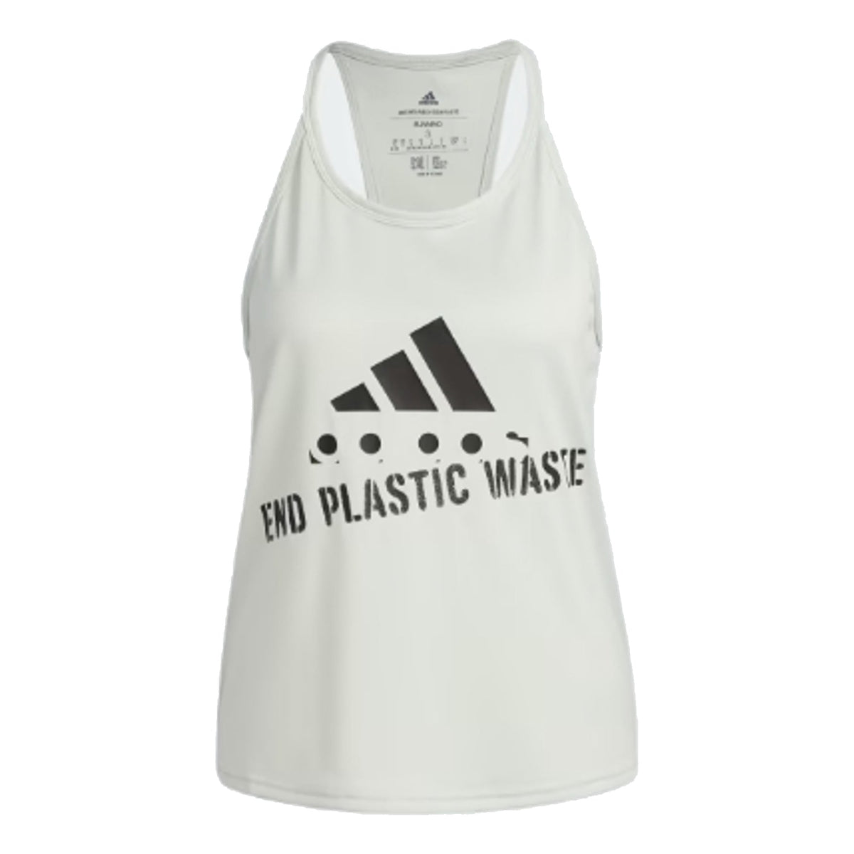 (WMNS) adidas Run Fast Running Graphic Tank Top Asia Sizing 'Green Black' HA4290