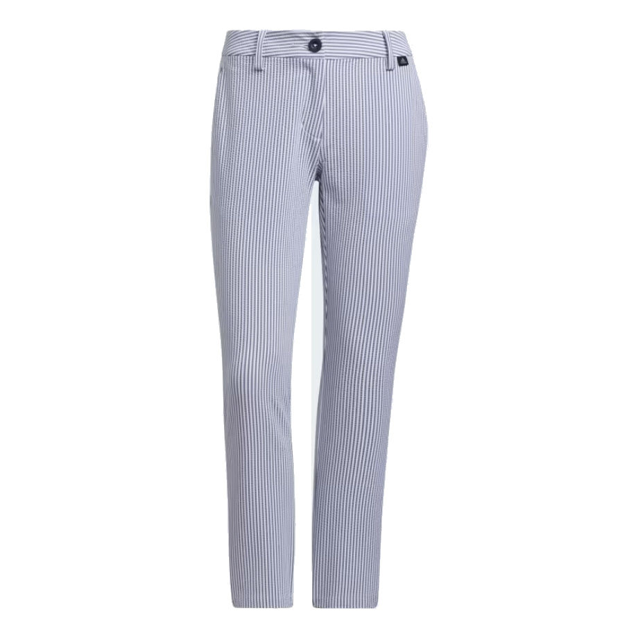 (WMNS) adidas AEROREADY Seersucker Ankle Pants Asia Sizing 'Purple' HA3261