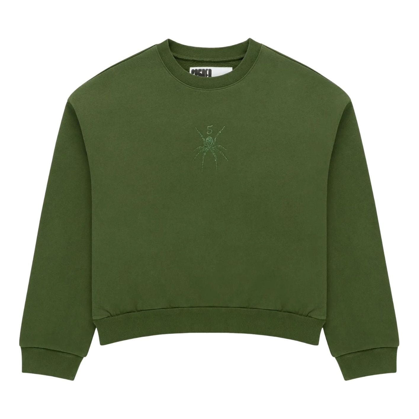 Sp5der Rhinestone Tm Crewneck 'Xanadu' ST028SS26XND