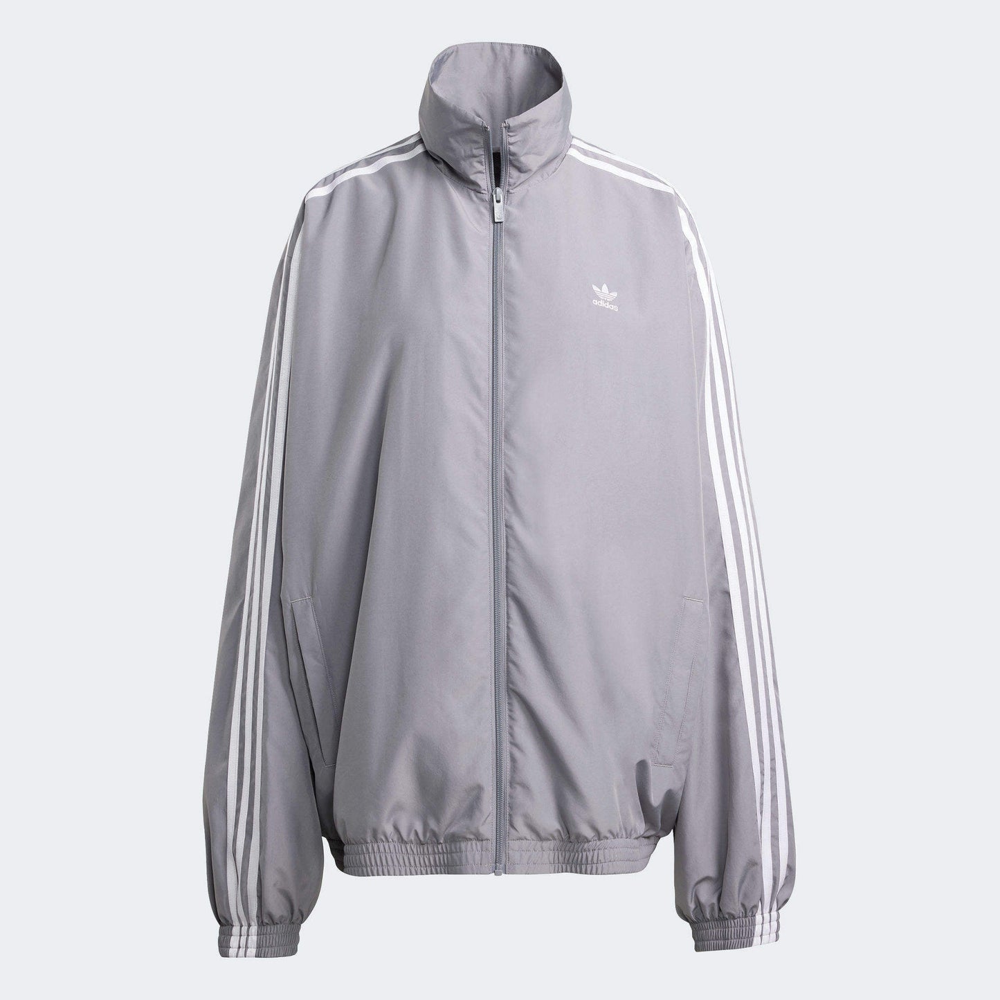 (WMNS) adidas Adilenium Season 3 Oversized Track Jacket Asia Sizing 'Grey' JD3394
