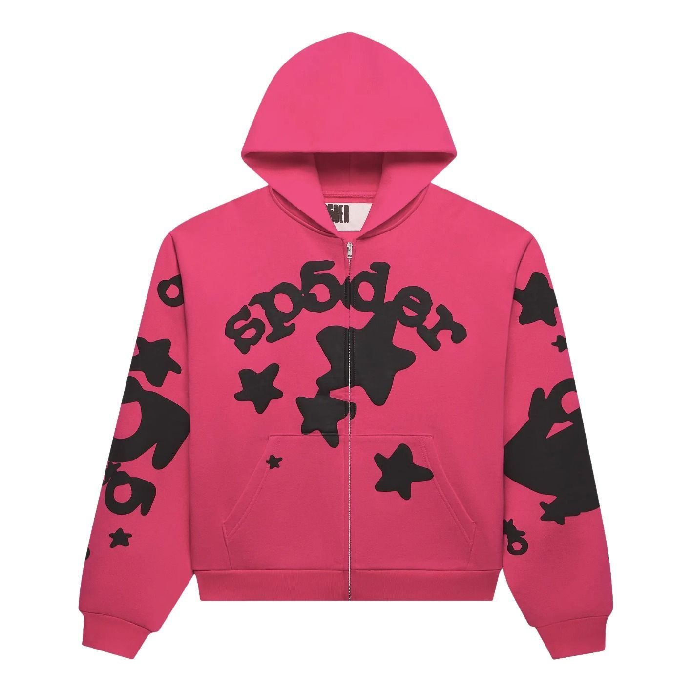 Sp5der Beluga Zip Up 'Pink' ST047SS26PNK