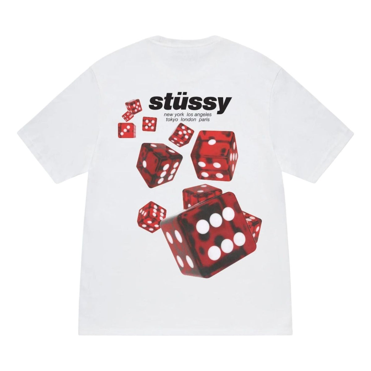 Stussy Rollers T-shirt Relaxed Fit 'White' 1905160-WHIT